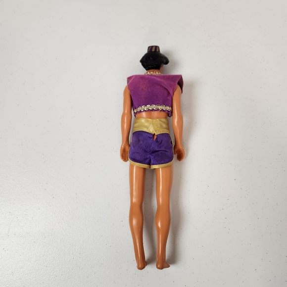 Vintage Mattel Disney Water Jewel Magic Aladdin Doll Purple Shorts 90s 1990s - Picture 8 of 9